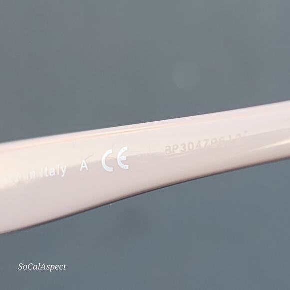 Prada Eyeglasses Frames Only, VPR 65R 53-16-140 Pink, Made in Italy - Picture 6 of 13